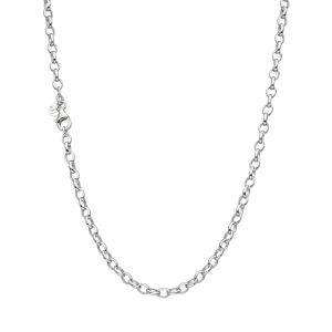 Revival Rolo Oval Link Chain Necklace – 18″