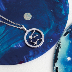 Céleste Constellation Aquarius Necklace stylised image – The Constellation collection 
