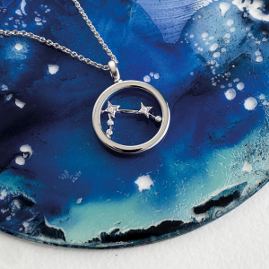 Céleste Constellation Aries Necklace stylised image – The Constellation collection 
