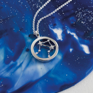 Céleste Constellation Libra Necklace stylised image – The Constellation collection 