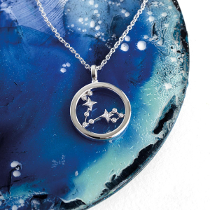 Céleste Constellation Pisces Necklace stylised image – The Constellation collection 