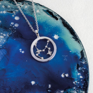 Céleste Constellation Sagittarius Necklace stylised image – The Constellation collection 