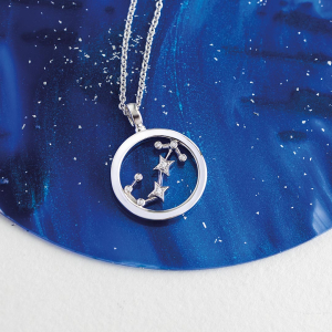 Céleste Constellation Scorpio Necklace stylised image – The Constellation collection 