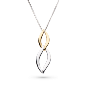 Entwine Twine Link Duo Golden Necklace