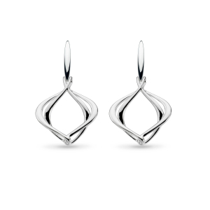 Product image of Alicia Grande Drop Earrings by British sterling silver jewellery designer Kit Heath