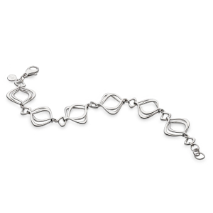 Product image of Alicia Entwined Link Bracelet by British sterling silver jewellery designer Kit Heath