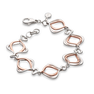 Product image of Alicia Rose Entwined Link Bracelet by British sterling silver jewellery designer Kit Heath