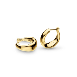 Bevel Cirque Golden Huggie Hoop Earrings base image – The Golden collection 