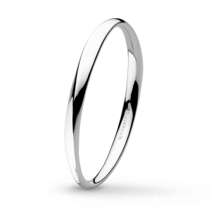 Product image of Bevel Cirque Bangle by British sterling silver jewellery designer Kit Heath