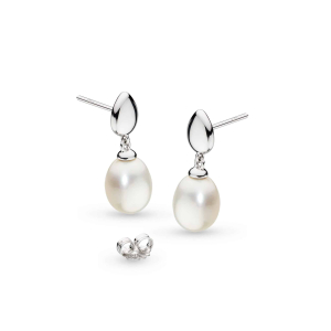 Coast Pebble Pearl Droplet Earrings base image – The Pearl collection 