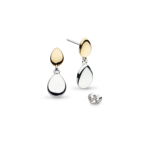 Coast Pebble Golden Drop Earrings base image – The Golden collection 