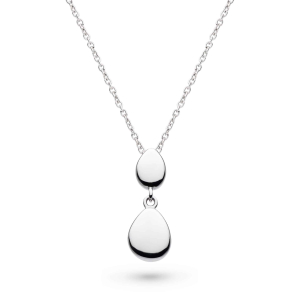 Coast Pebbles Twin Droplet Necklace base image – The Pebble collection 
