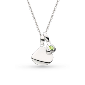 Coast August Birthstone Tag Peridot Necklace base image – The Birthstone Tag collection 