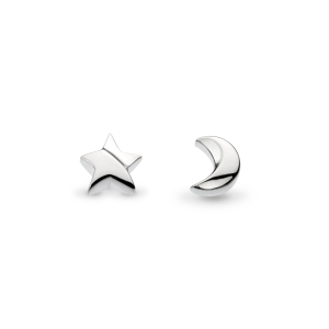 Product image of Miniatures Moonlight Stud Earrings by British sterling silver jewellery designer Kit Heath