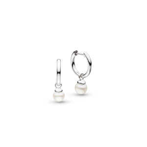 Coast Tumble Pearl Mini Hoop Earrings product image – The Coast collection 