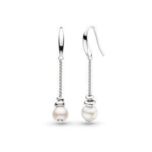 Coast Tumble Pearl Chain Drop Earrings product image – The Coast collection 
