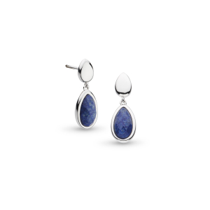 Coast Pebble Azure Duo Droplet Stud Drop Earrings product image – The Coast collection 