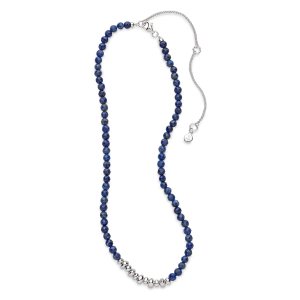 Coast Tumble Azure Gemstone Beaded Necklace product image – The Coast collection 