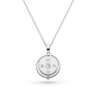 King Charles III Commemorative Coronation Hallmark Spinner Necklace — Product Image | Jewellery Collections by Kit Heath