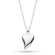 Sterling Silver Desire Lust Heart Necklace by Kit Heath