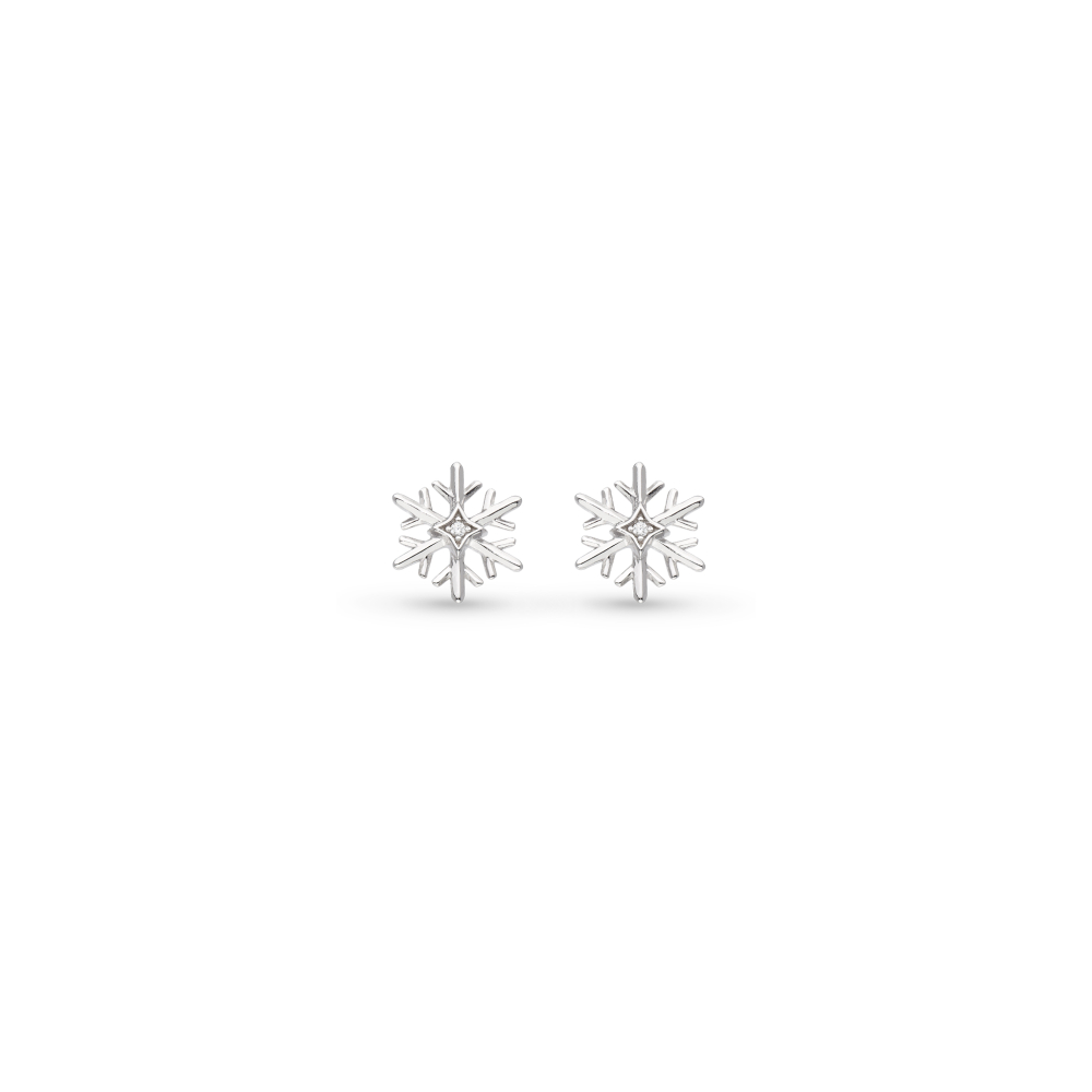 Astoria Snow Pavé Stud Earrings — Céleste collection | Kit Heath